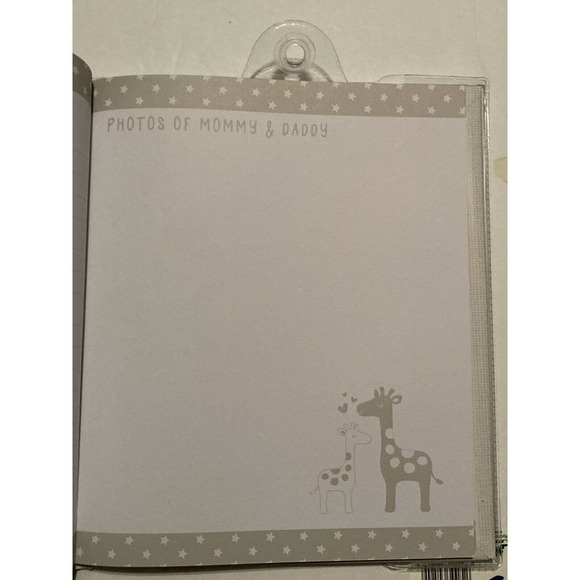 Kate & Milo Gray NEUTRAL Baby's First Year Memory Book Baby Milestones Boy Girl - Picture 4 of 9